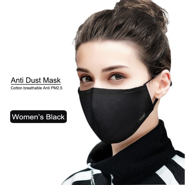 Mascarilla PM2.5 de algodón coreano Unisex, máscara facial de tela Anti-polvo con filtro de carbón activado, mascarilla facial anti-pm2. 5