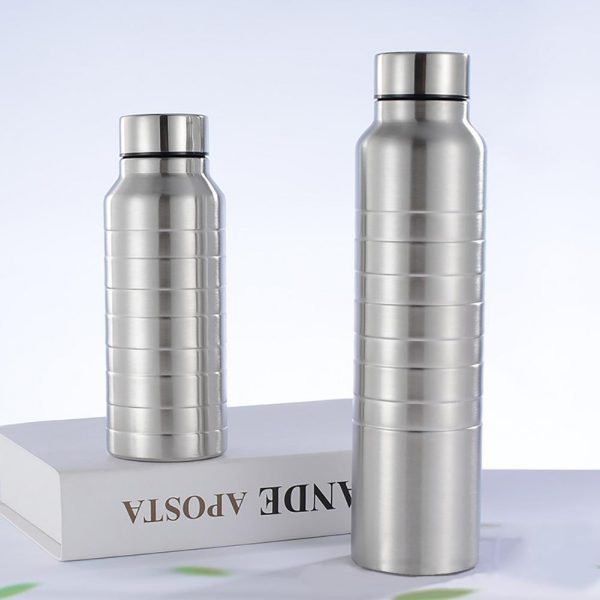 650/1000ml de agua de acero inoxidable botella portátil botella de agua de gran capacidad de resistencia a la corrosión botella térmica botella de vacío botella de