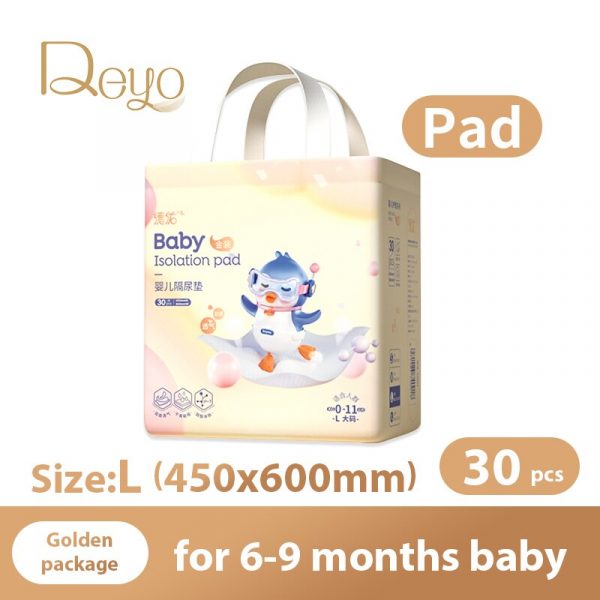 Pañales desechables empapador para bebé recién nacido impermeable transpirable pañales ecológicos bebés absorción rápida Underpads