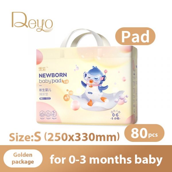Pañales desechables empapador para bebé recién nacido impermeable transpirable pañales ecológicos bebés absorción rápida Underpads